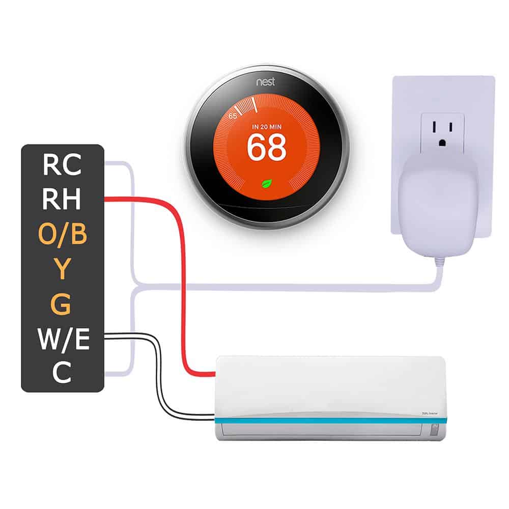 Nest Thermostat Wiring Diagram C Wire : Nest Learning Thermostat