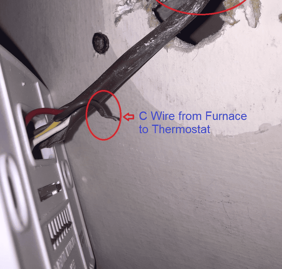 Furnace common wire or c wire
